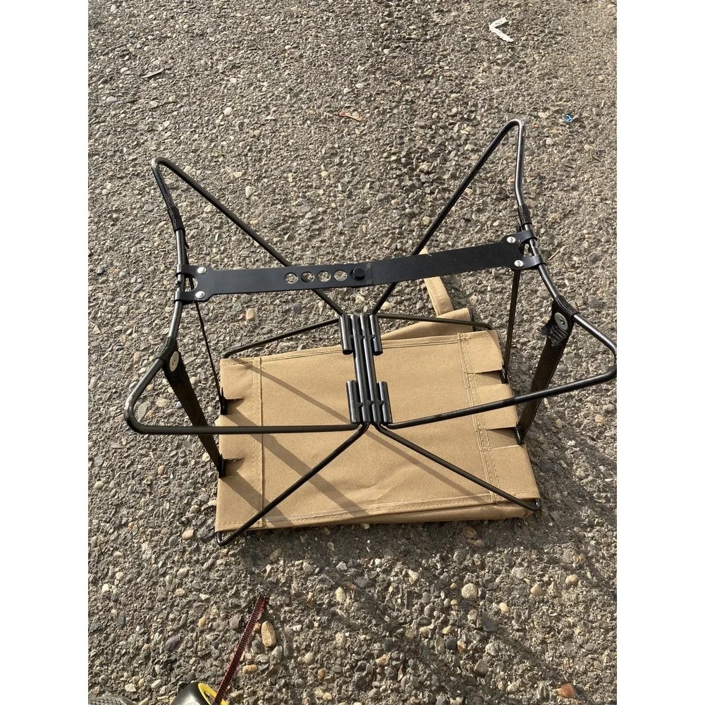 Rothco Coyote Brown Lightweight Foldable Portable Sitting Stool & Carry Pouch